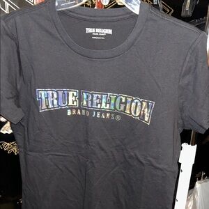 True Religion Women Black T-Shirt